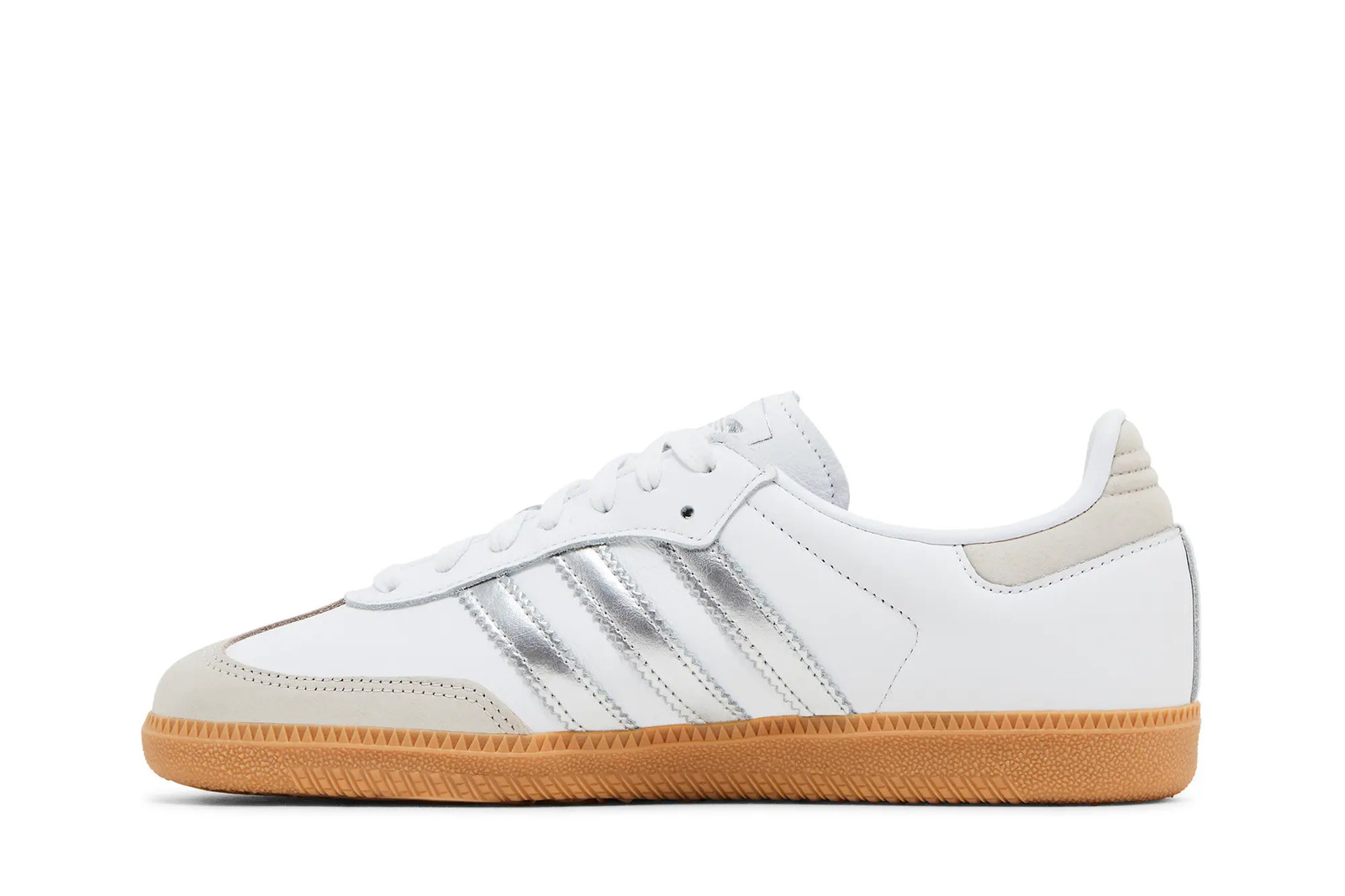 adidas Womens Samba OG White Silver Metallic Grey JI2725 Available Now