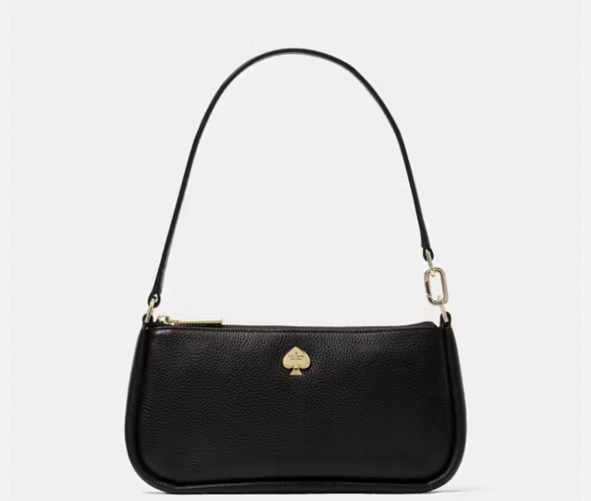 🩷Kate Spade Kayla Mini Bag Convertible Black Pebbled Leather NWT