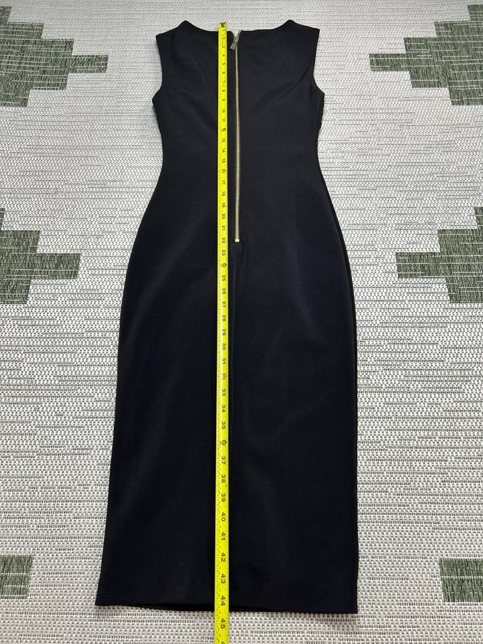 Ted Baker Dress Womens 1 Us 4 Black Bodycon Midi *