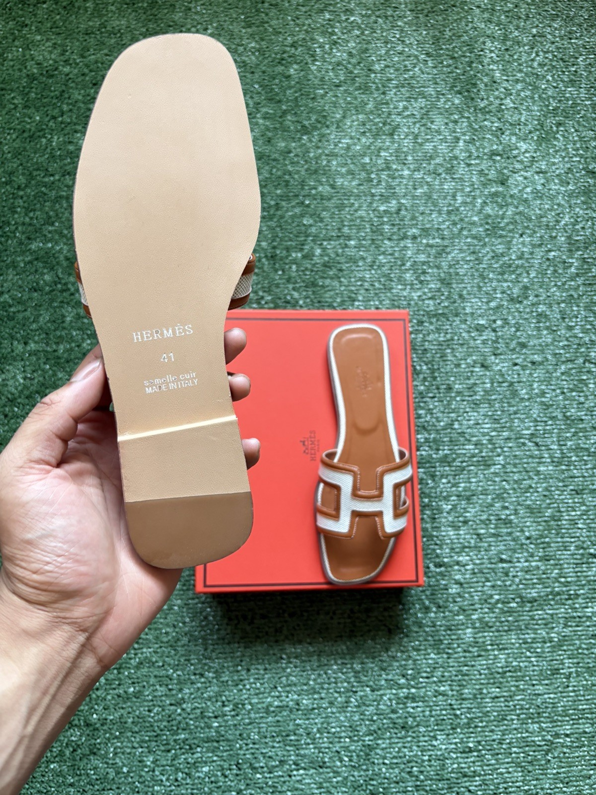 Hermes Oran Sandals