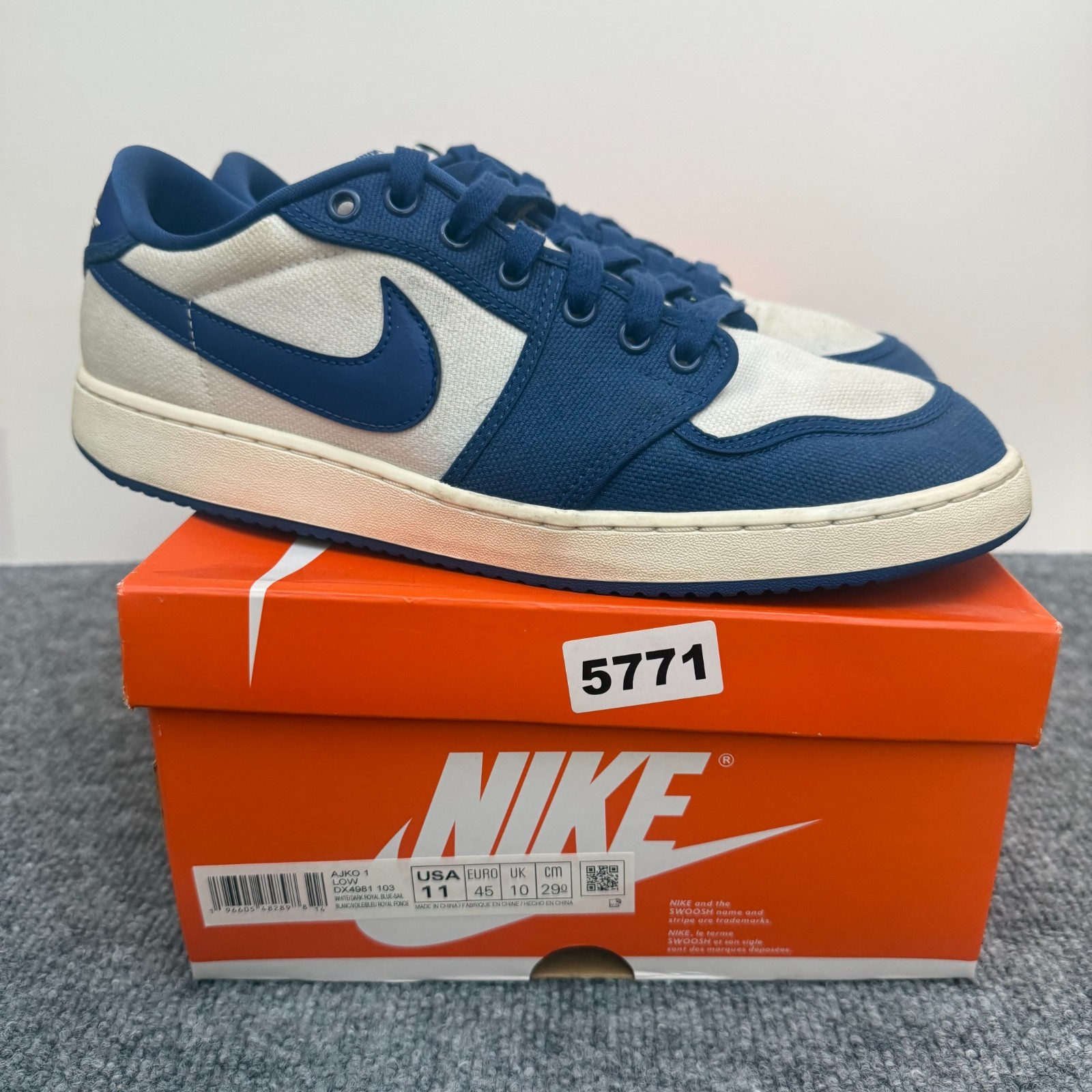 Nike Air Jordan 1 Retro Low AJKO Low Kentucky Blue DX4981 103 Men’s Size 11