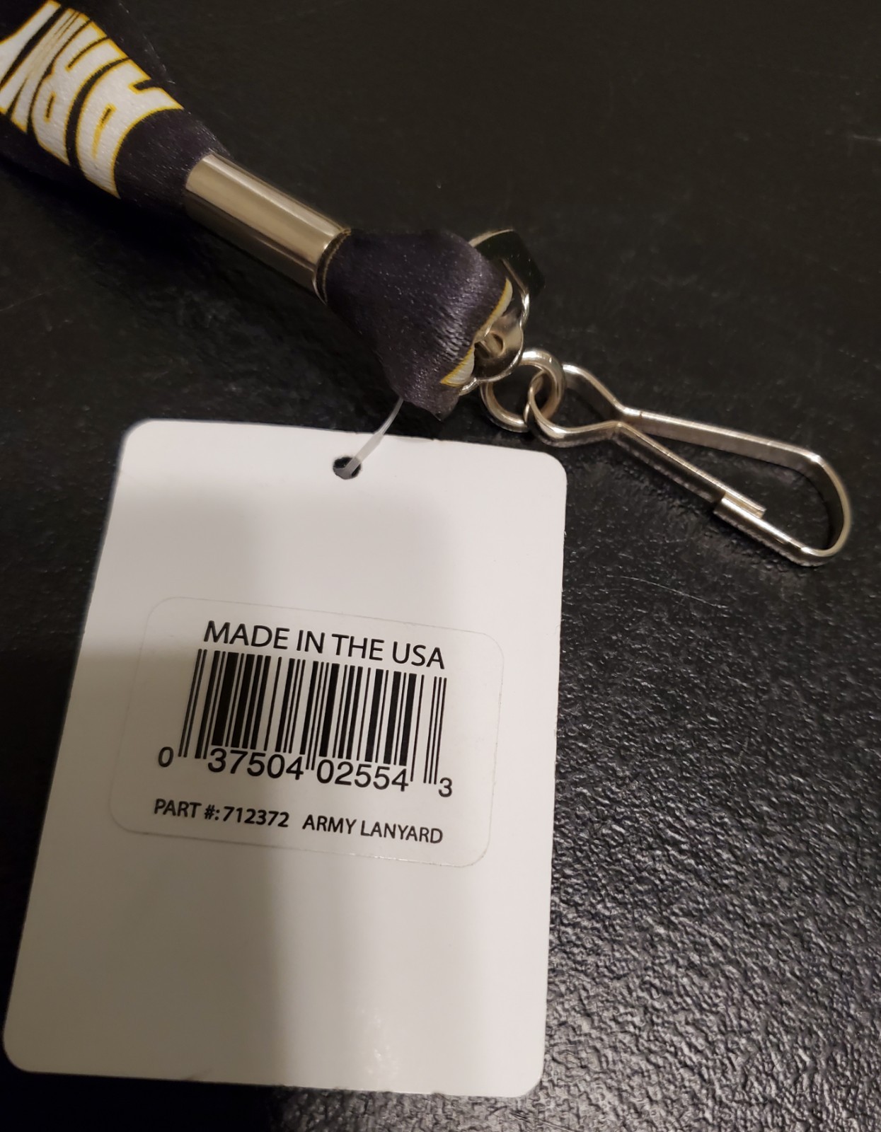 U.S. Military Officially Licensed “U.S. ARMY” Lanyard – NEW W/TAGS – FREE SHIP!