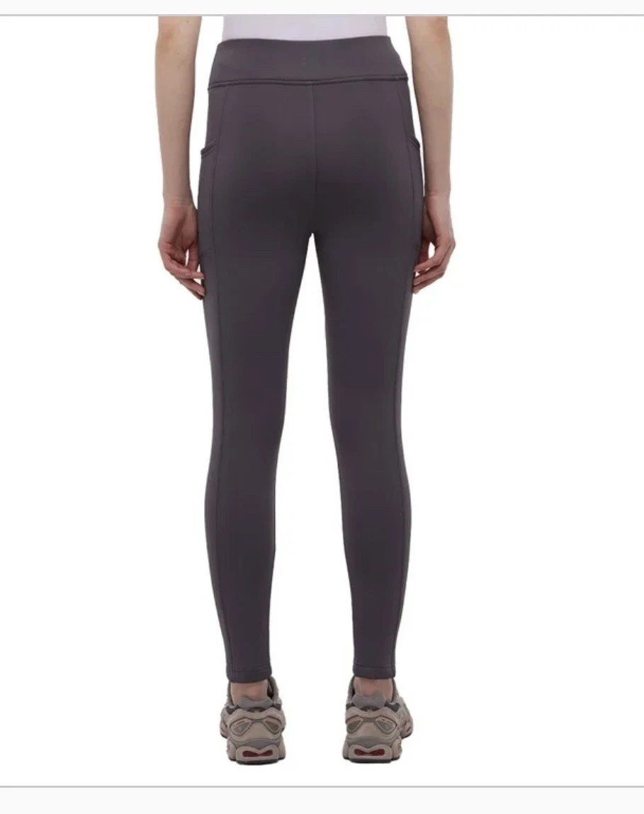 Bench Urbanwear Women’s Lined Leggings, Dark Gray, Size XXL