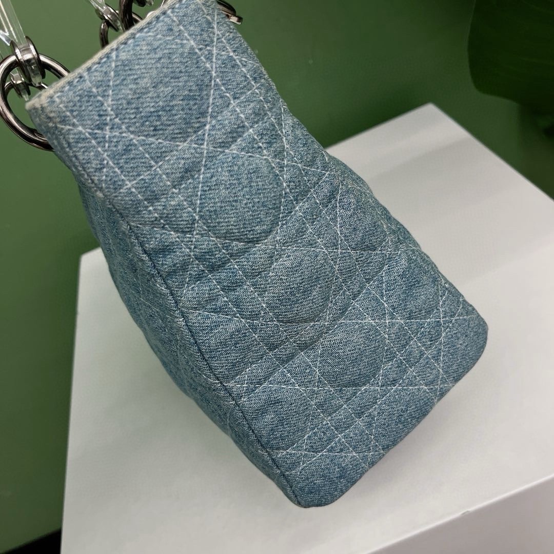 Dior Pre-Owned Authentic Lady Dior Top Handle 24*20*11cm Free Tracked Shipping