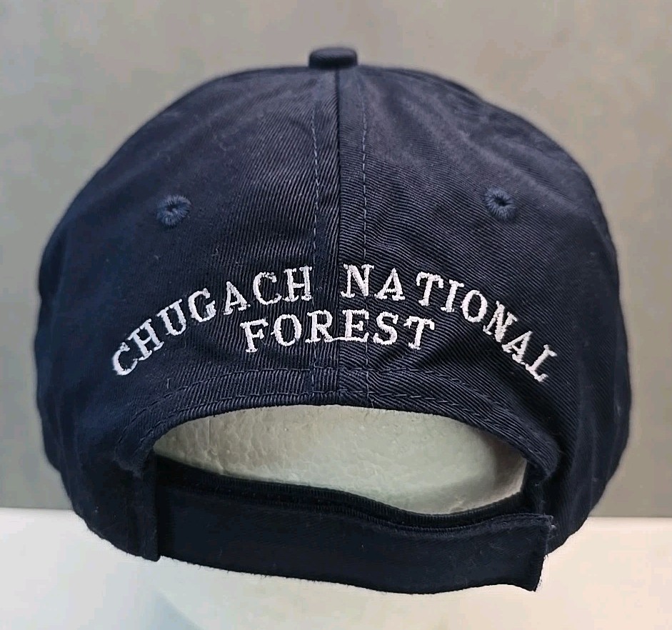 vtg Seward Ranger District hat Chugach National Forest Alaska strap back cap