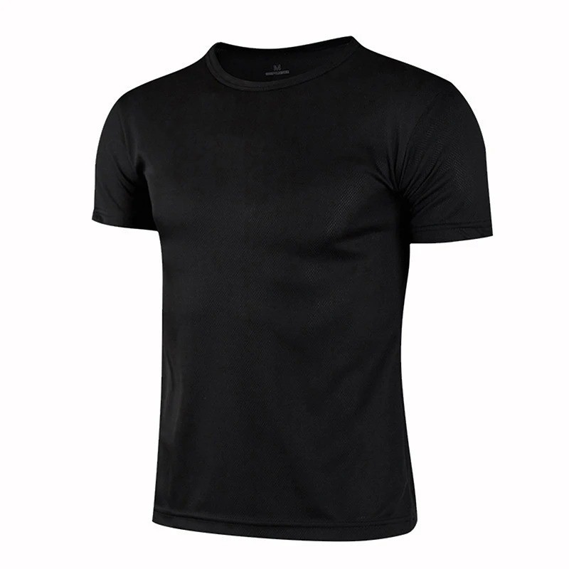 Men Women Quick Dry Sport T-Shirt Short Sleeve Running Fitness Gym Top