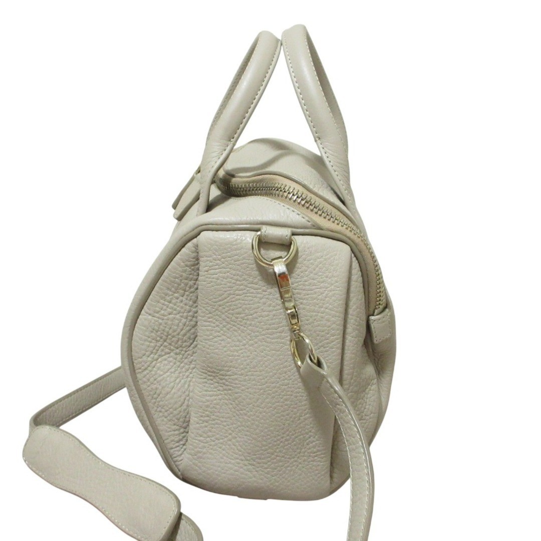 Alexander Wang Rocky Leather 2-Way Handbag/Shoulder Bag (Greige) Women USED