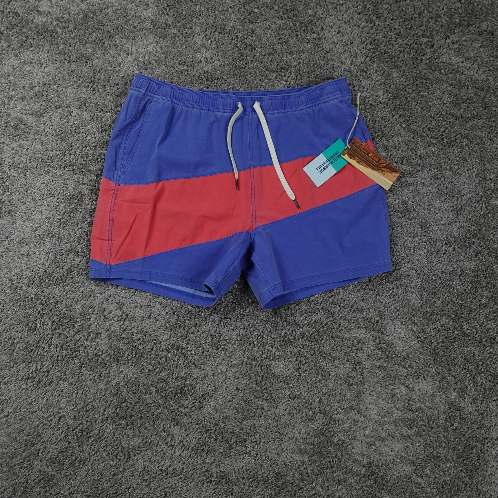 Fair Harbor Shorts Mens 2XL Lined Mastos Board Bungalow Swim Trunks NWT