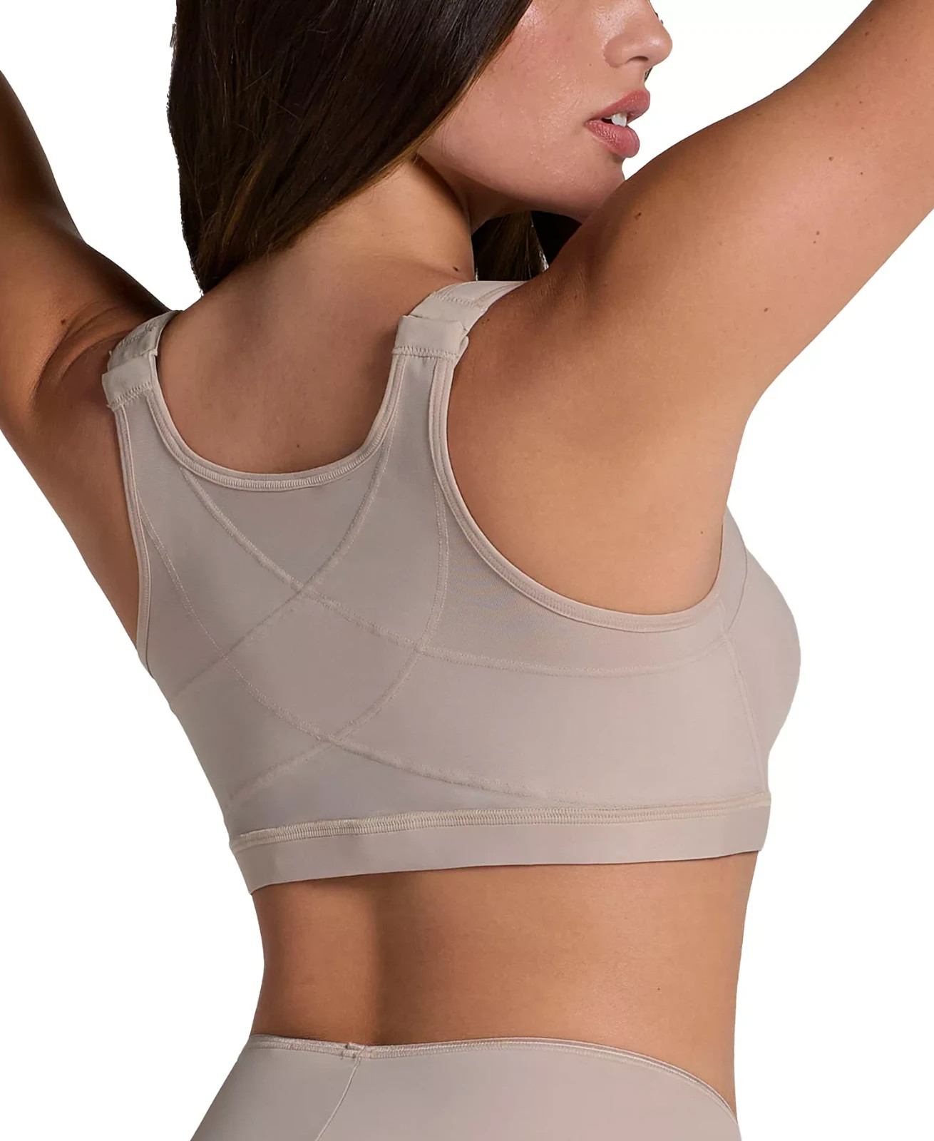 Leonisa Multi Functional Back Support Posture Corrector Wireless Bra 42DD 42 DD