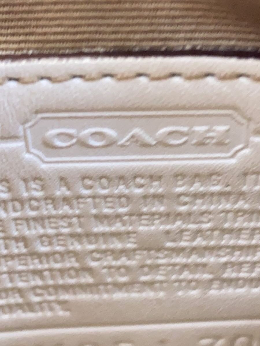 COACH Shoulder Bag Camden Canvas BEG