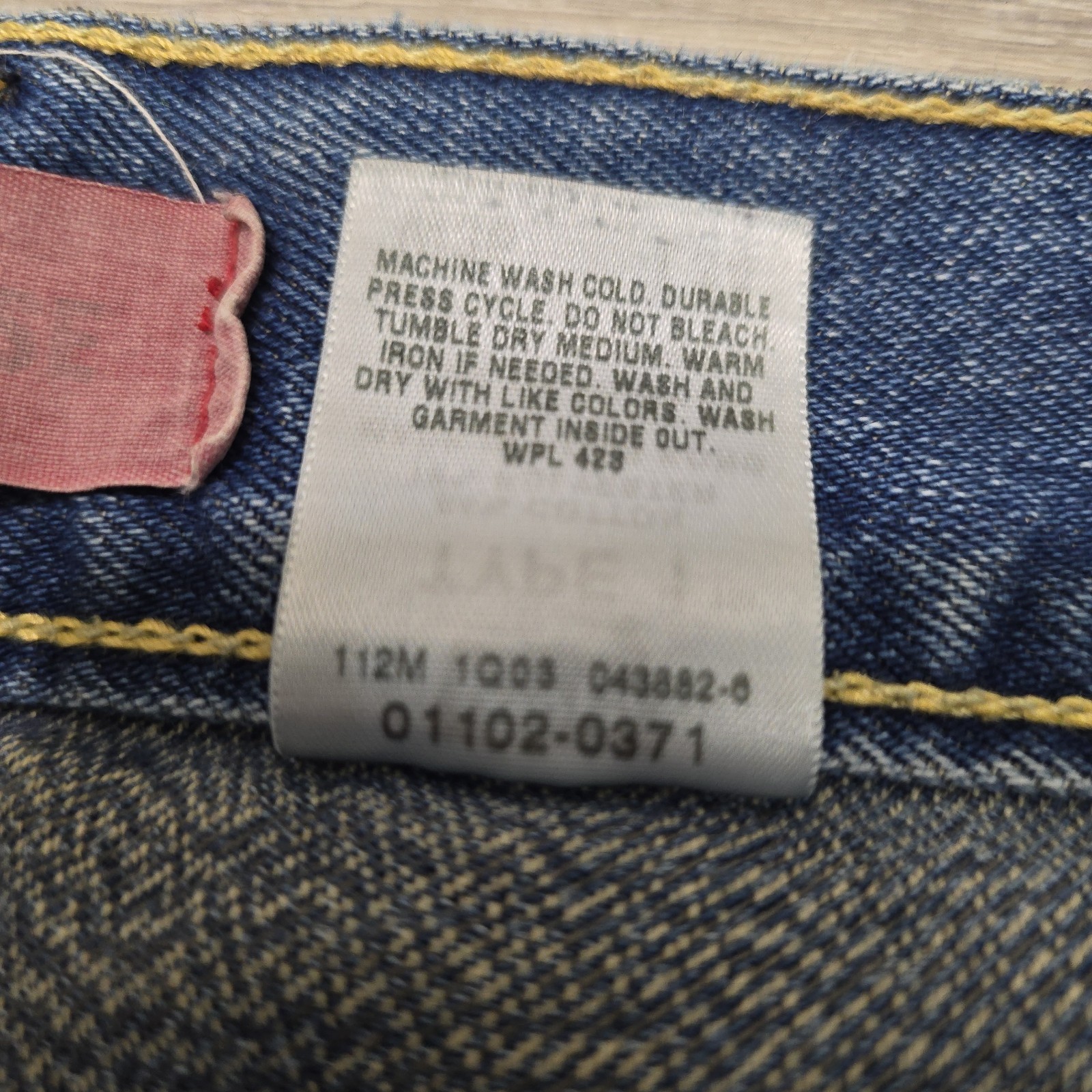 Vintage Levis Type 1 Jeans Loose Fit Blue Denim Red Tab 38×34 Quality Never Goes