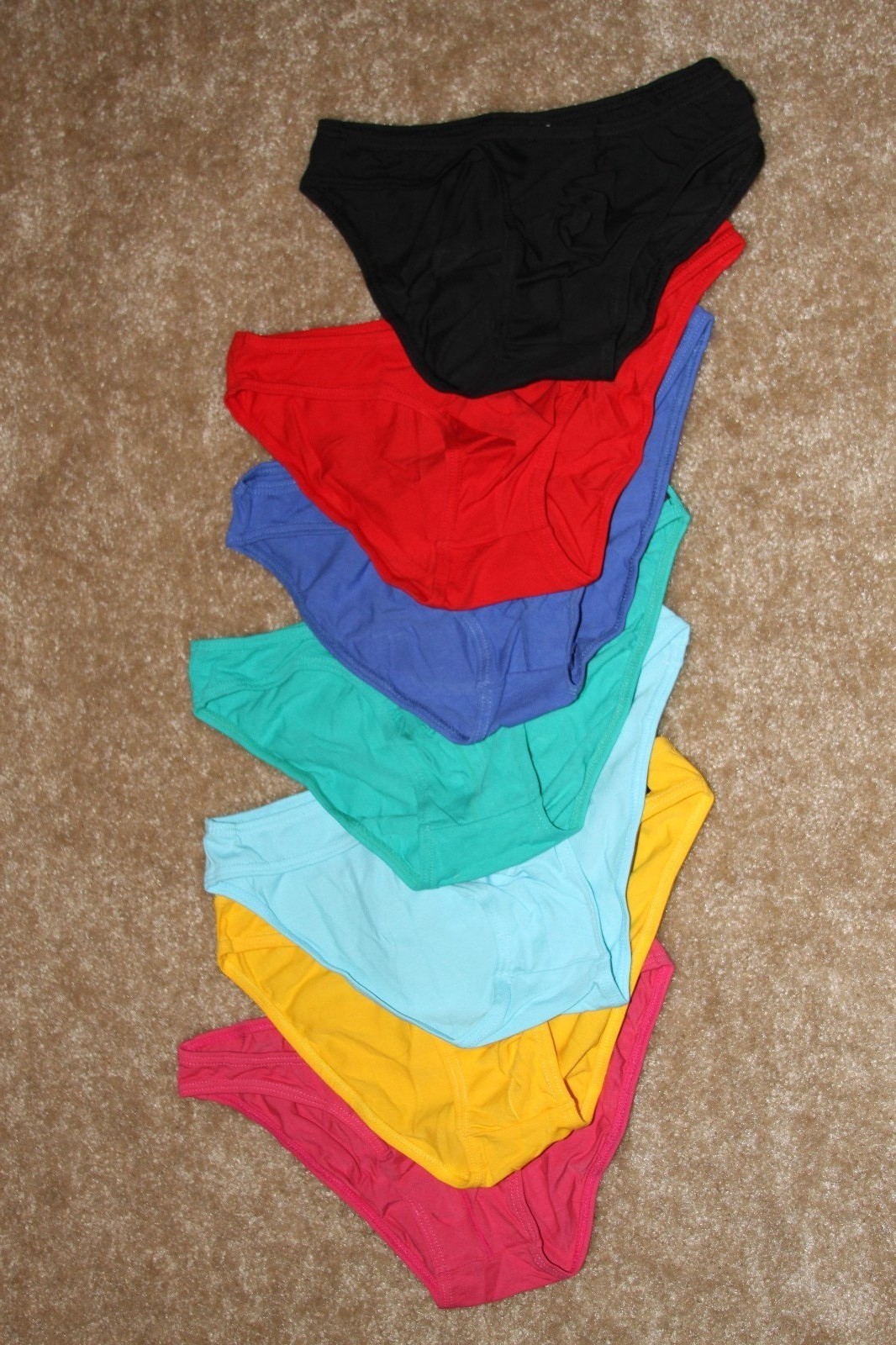 Men Brief Pouch Bulge Low Rise Soft Underwear Undies U-Brief