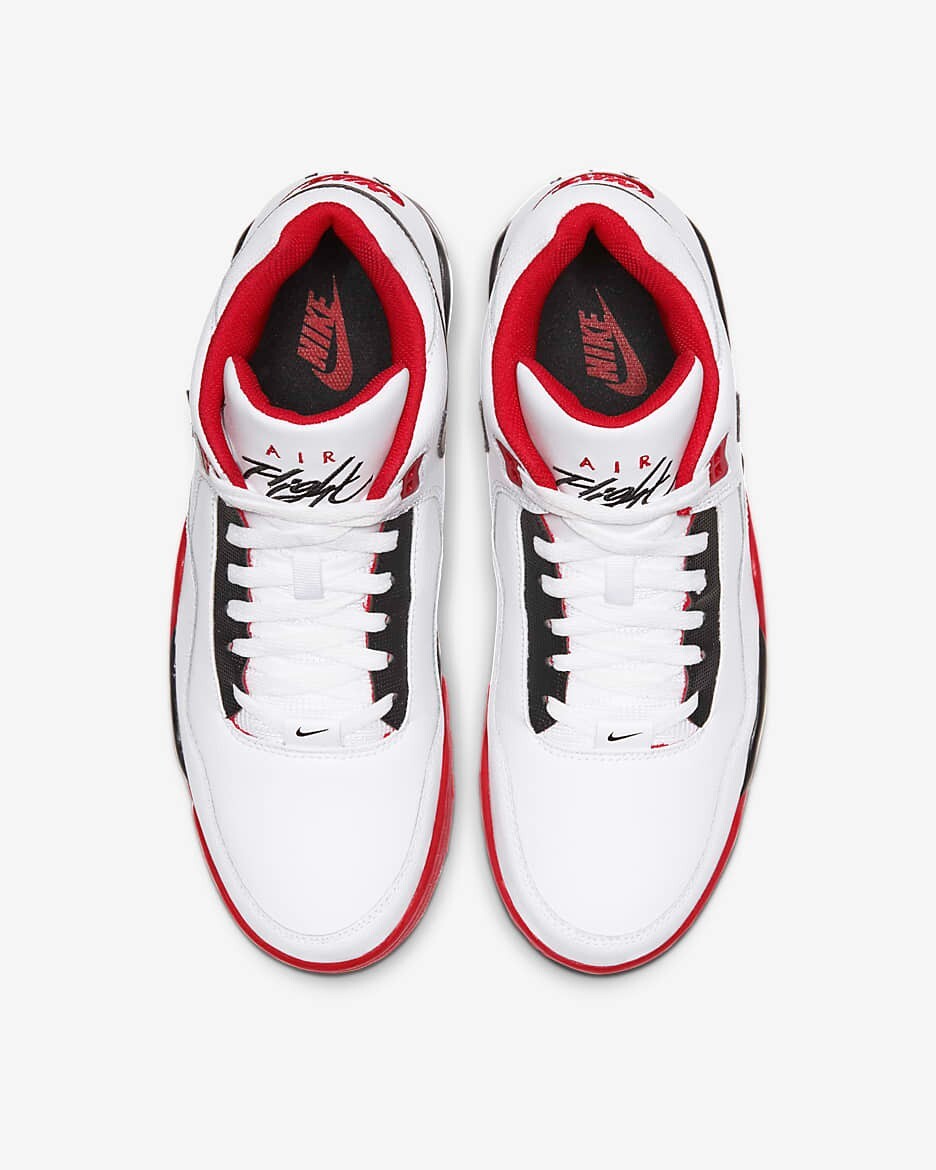 Nike Flight Legacy “White/University Red/Black” BQ4212-100 Men’s New [US 6.5-13]