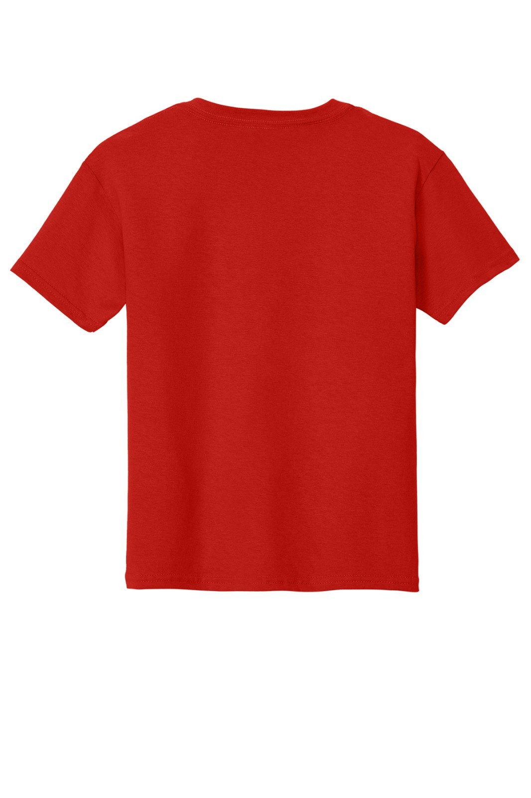 Red Gildan Youth T-Shirt 5000B Solid Heavyweight Cotton Short Sleeve – Youth XL