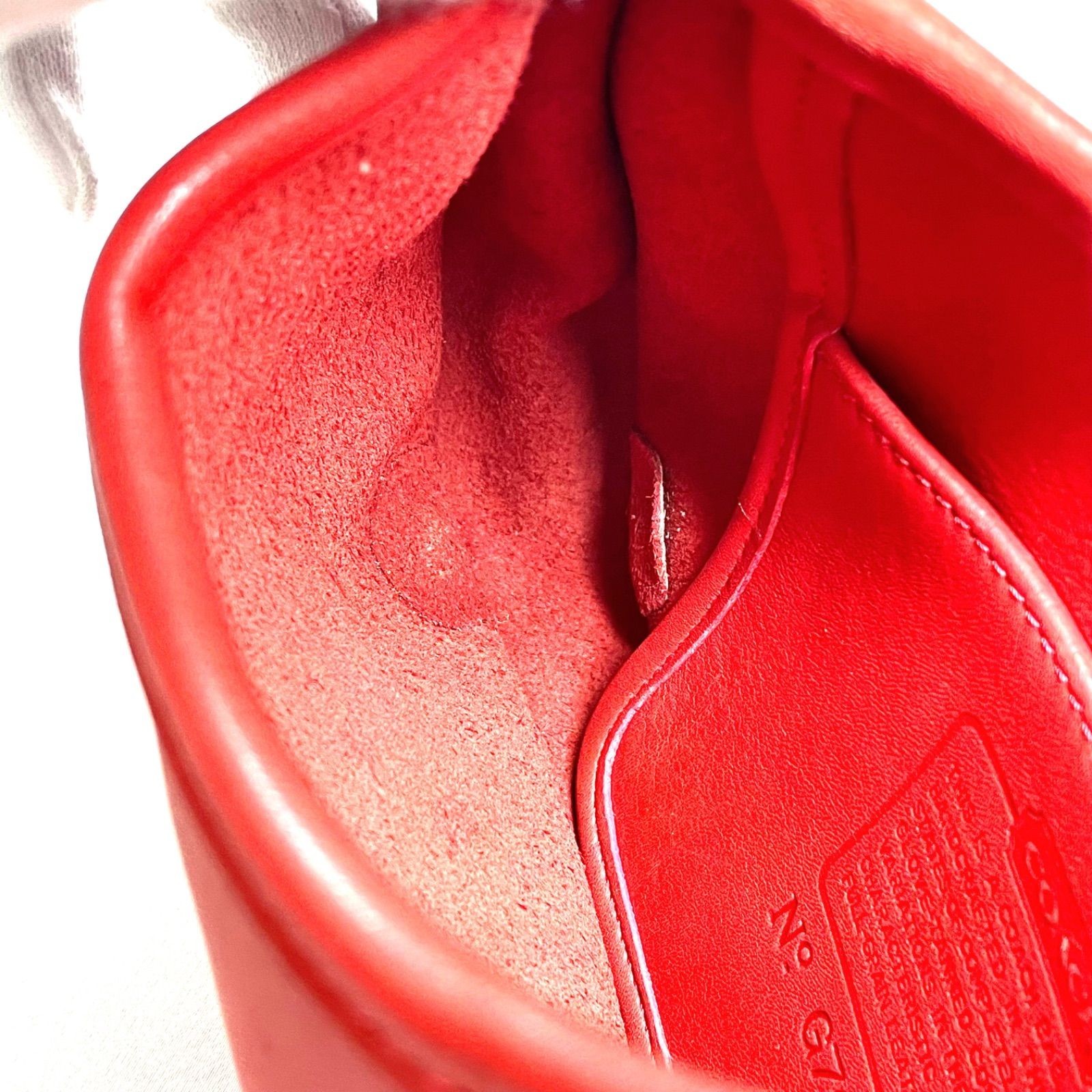COACH 9027 Vintage Ergo Hobo Mini Hand Shoulder Crossbody bag Red Leather Woman