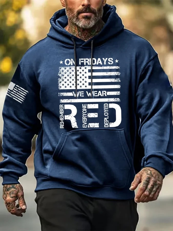 On Friday We Wear Red 3D Print Hoodie