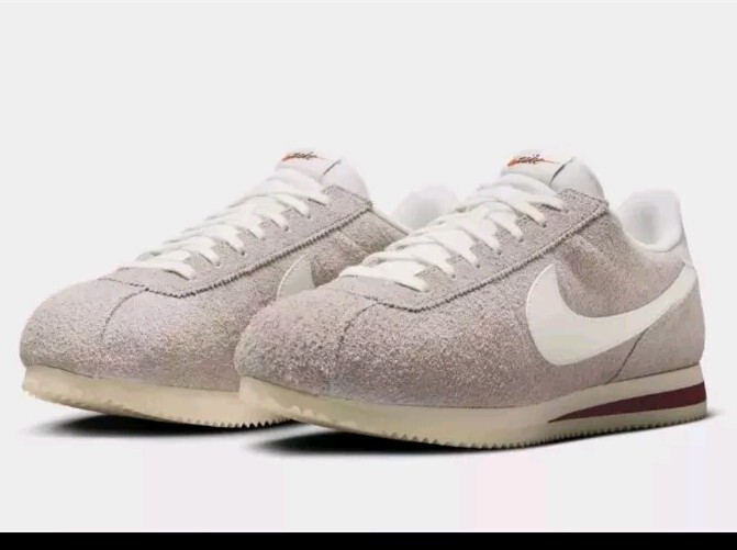 Men Sz 9.5 Nike Cortez SE College Gray Sail HF3142-001