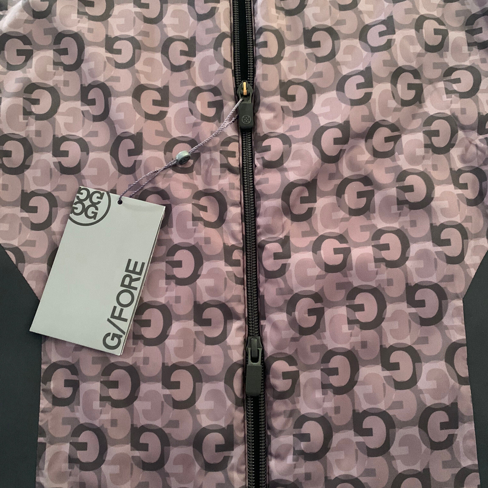 G/Fore G4 Vest Jacket Mens Large Performer G’s Black G4MA23O49A New NWT $225