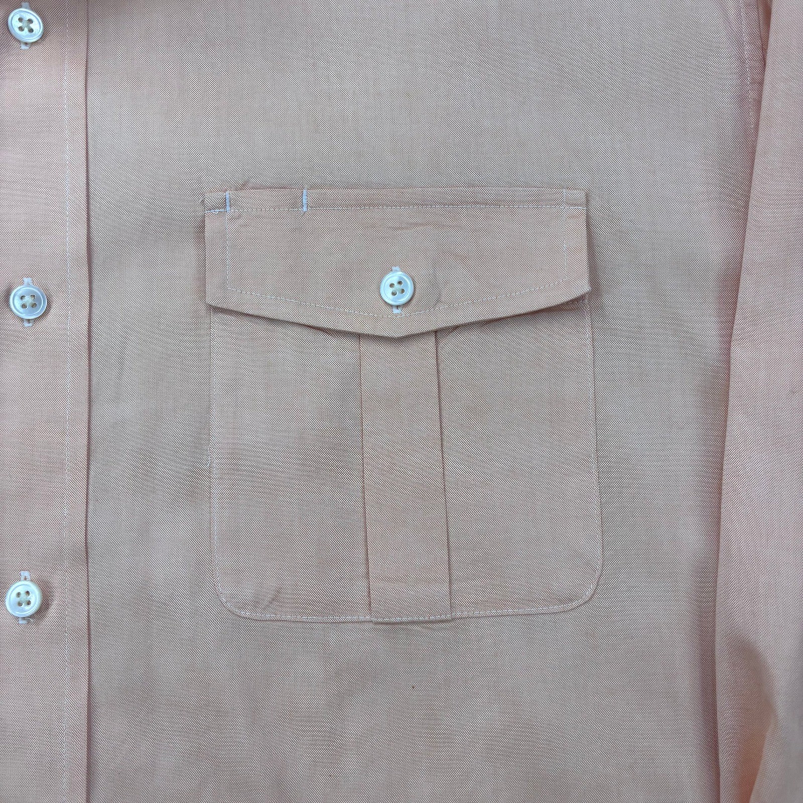 Kevin’s Plantation Collection Shirt Men 17.5-35 (XXL) Pink Bellow Bi-Swing FLAW