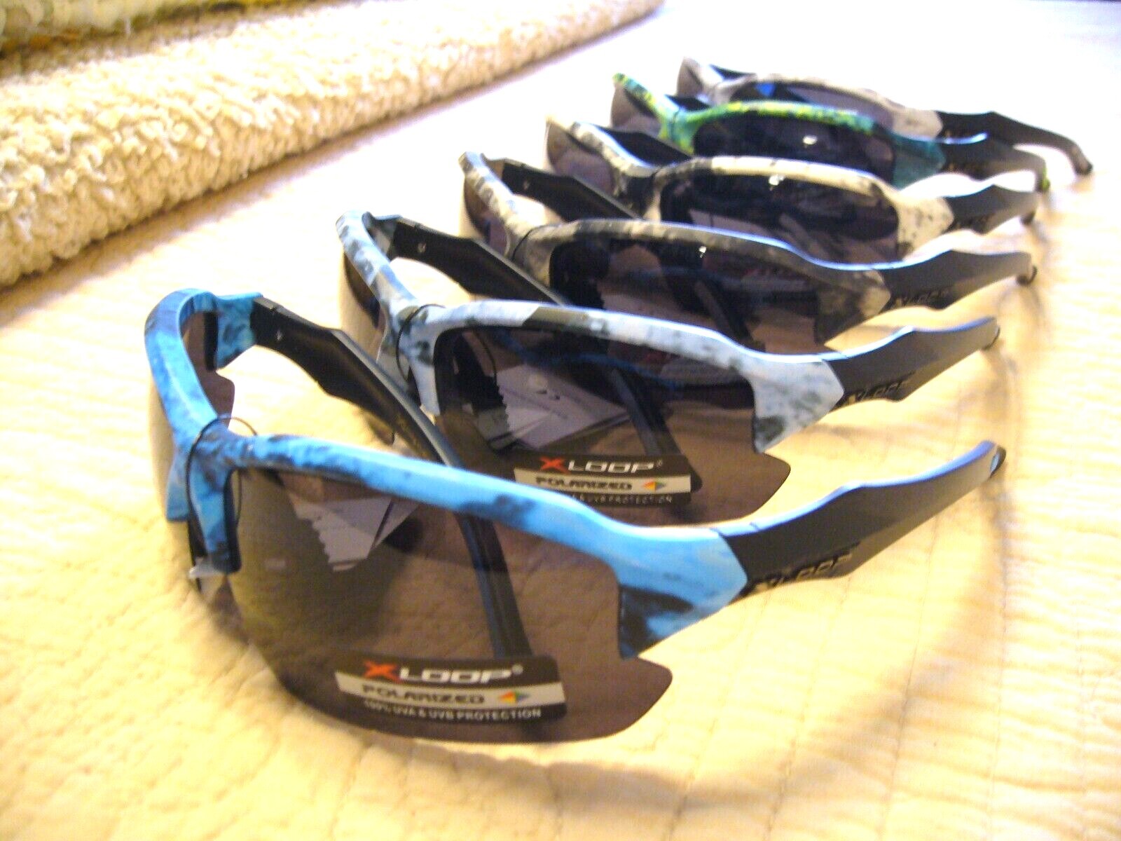 Polarized Sunglasses New Camouflage 1/2 Rim Frame Sunglasses USA Company PZ-3201