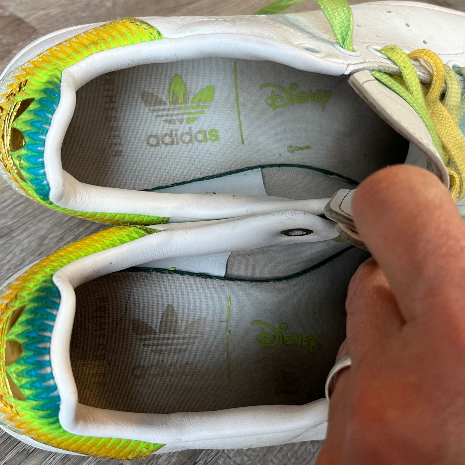 Adidas Originals Stan Smith W Tinkerbell Sneakers White Womens 7 UK5.5 EU 38 2/3