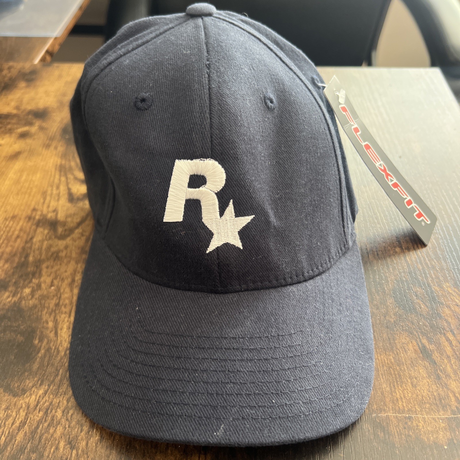 Rockstar Games Promo Dark Navy Flexfit Hat Size L-XL Brand New w/ Tag