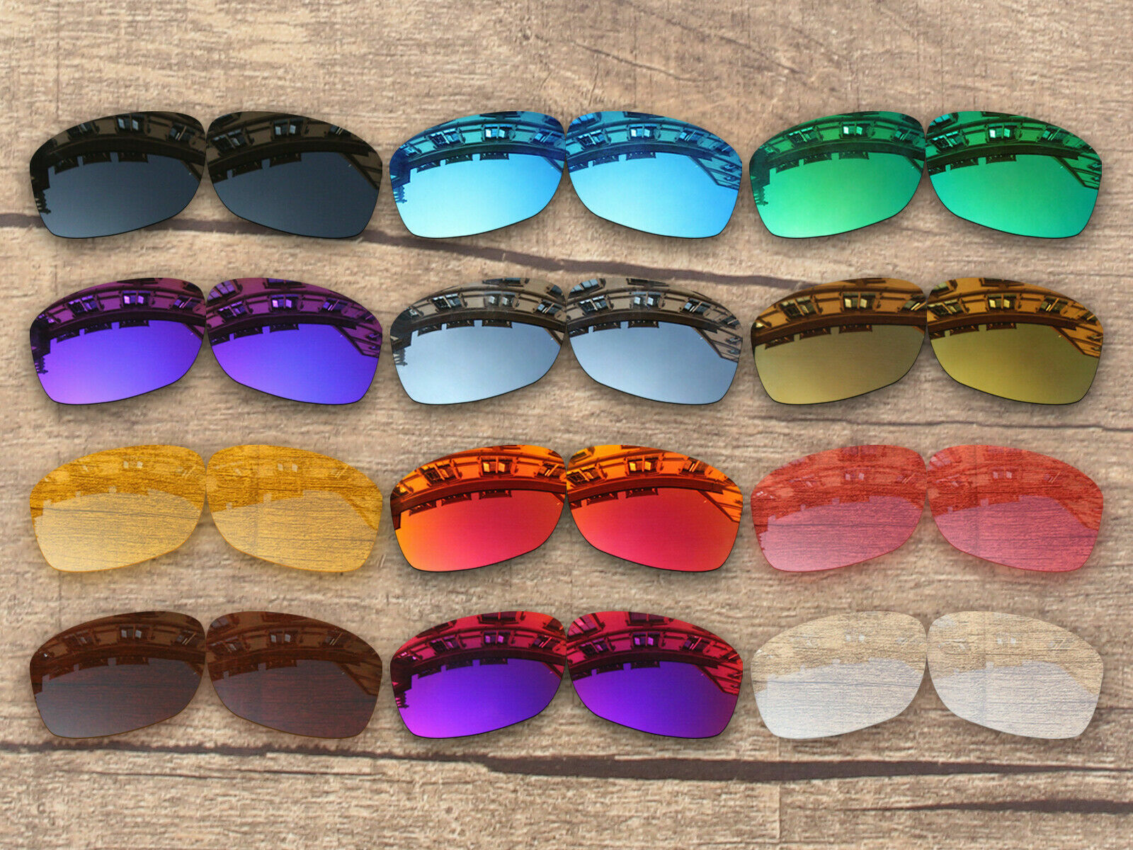Vonxyz Polarized Replacement Lenses for-Oakley Jupiter Squared OO9135 – Options