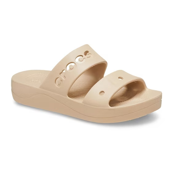 Crocs Adult Unisex Baya Platform Slide Sandal Chai MEDIUM