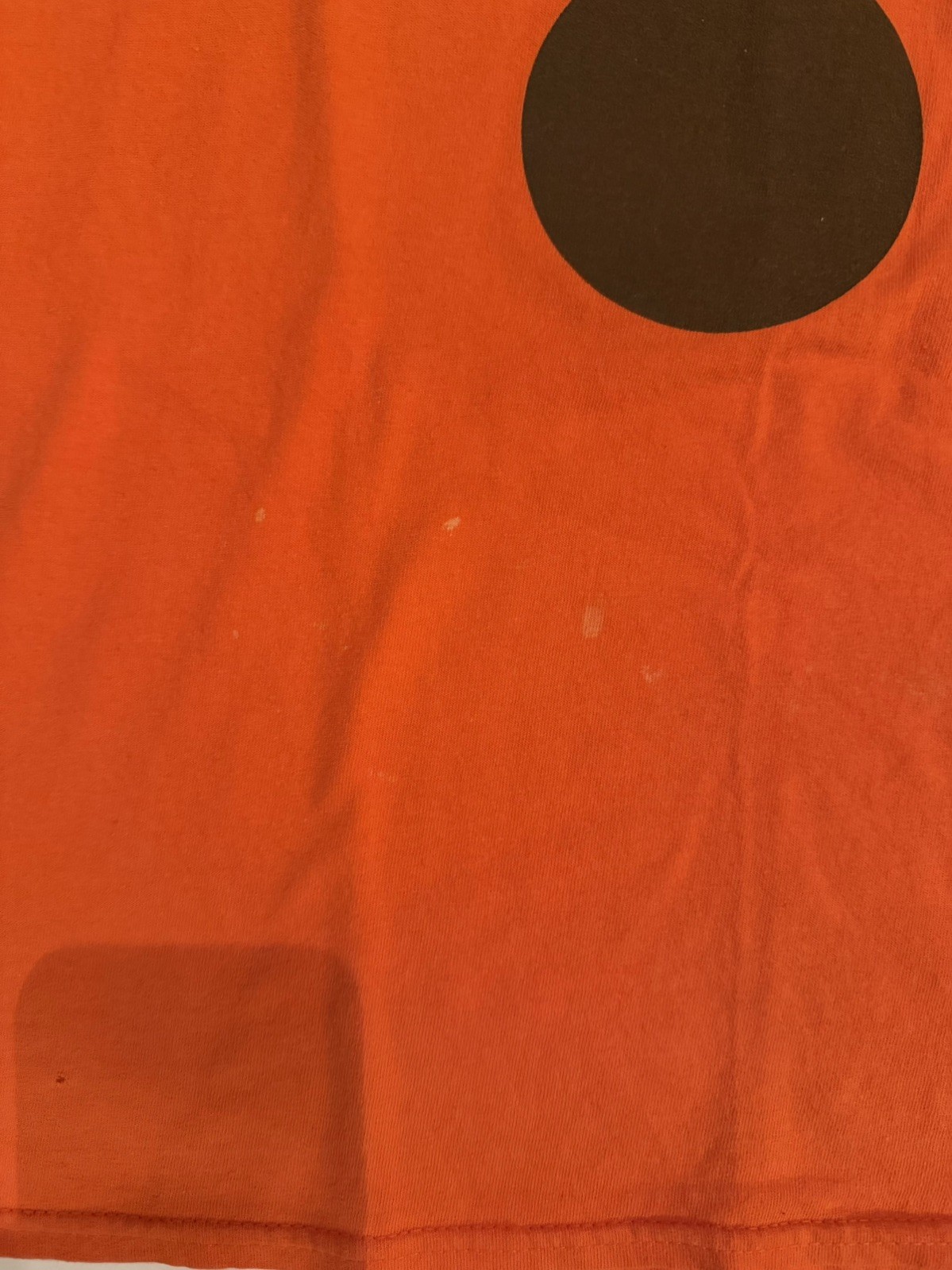 Dunkin Donuts Employee Promo T Shirt Large Orange Macchiato Oh Yeah