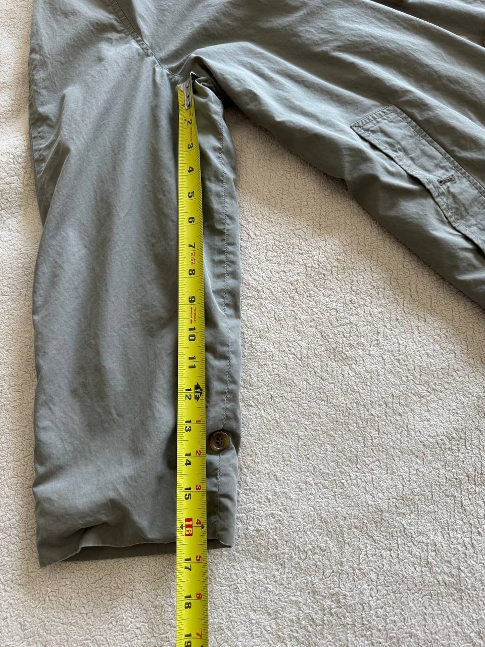 Vintage Burberrys Nova Check Lined Rain Coat Made England Large