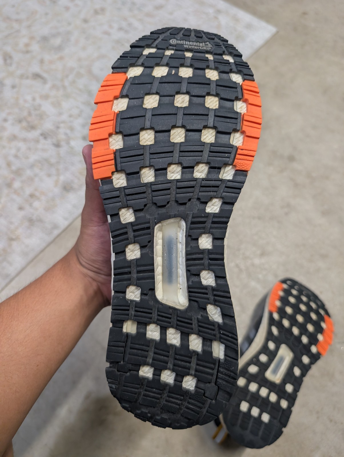 Size 9 – Adidas UltraBoost Cold.RDY Black Signal Orange
