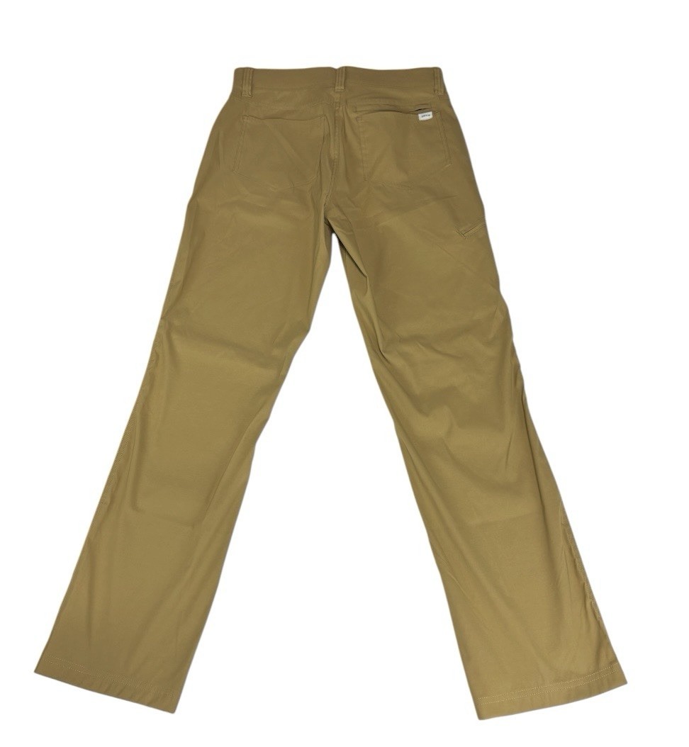 Orvis Tech Pants Mens 32×32 Beige Cargo Zip Pockets Stretch Water Repellent