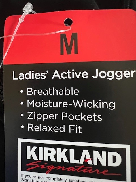Kirkland Signature Ladies Active Jogger *** Choose Your Color ***