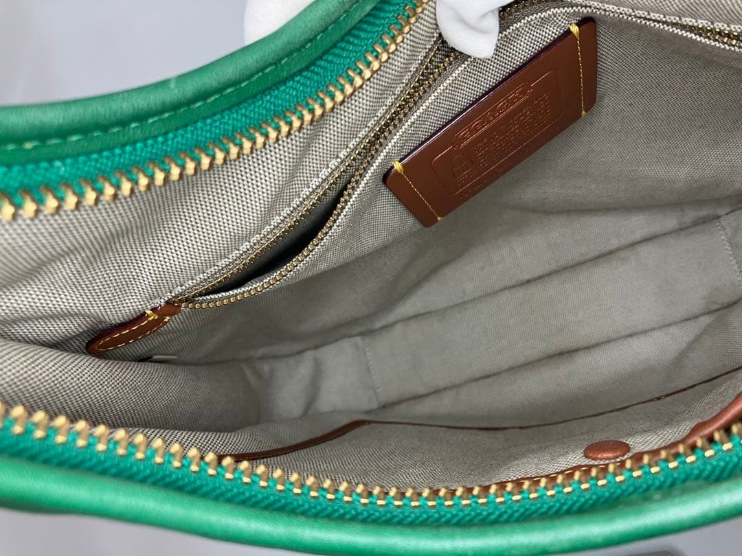 [Excellent Condition] COACH Ergo Shoulder Bag, Green, Ergo33