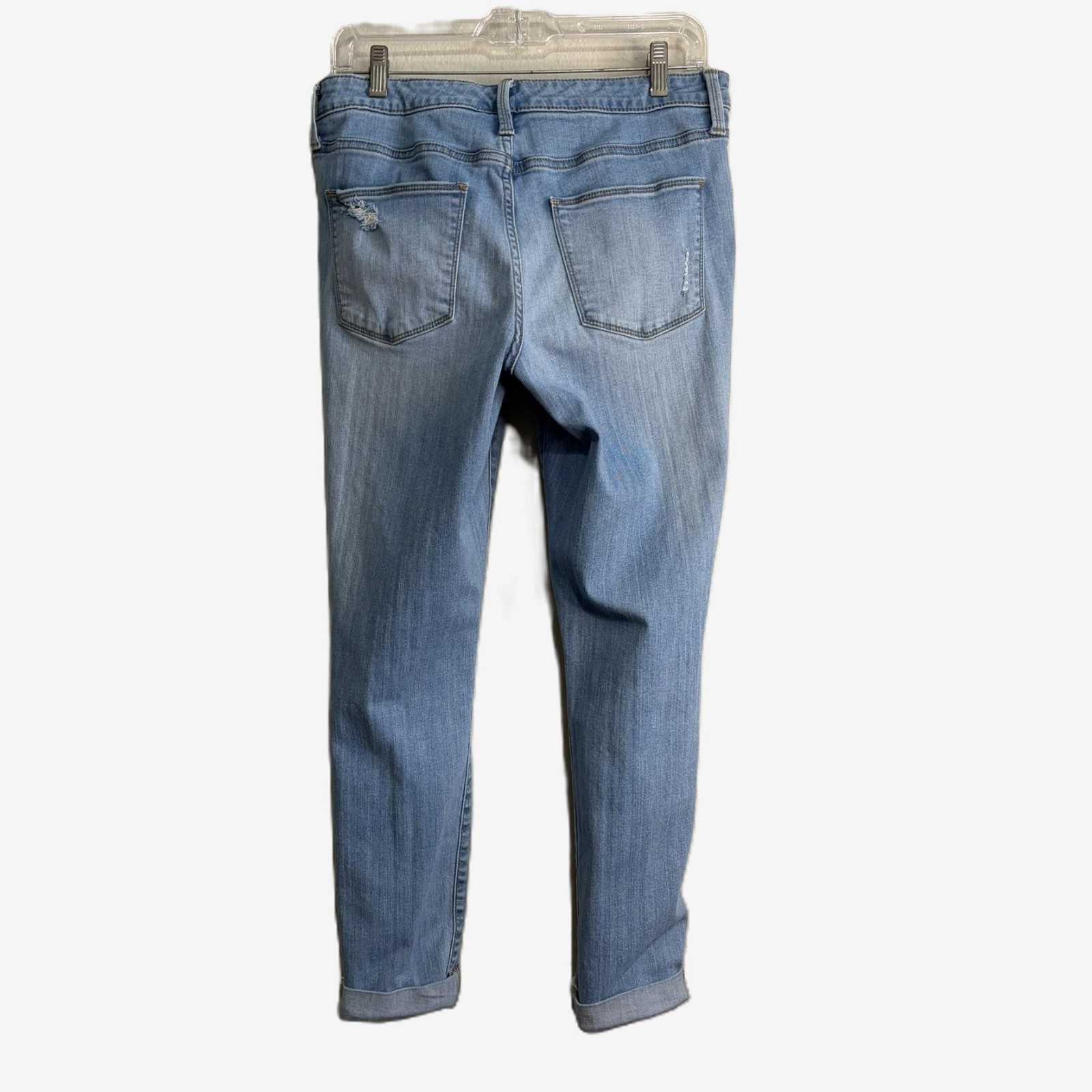Universal Thread Women’s Mid Rise Skinny Jeans Distressed Light Wash 10 30R EUC