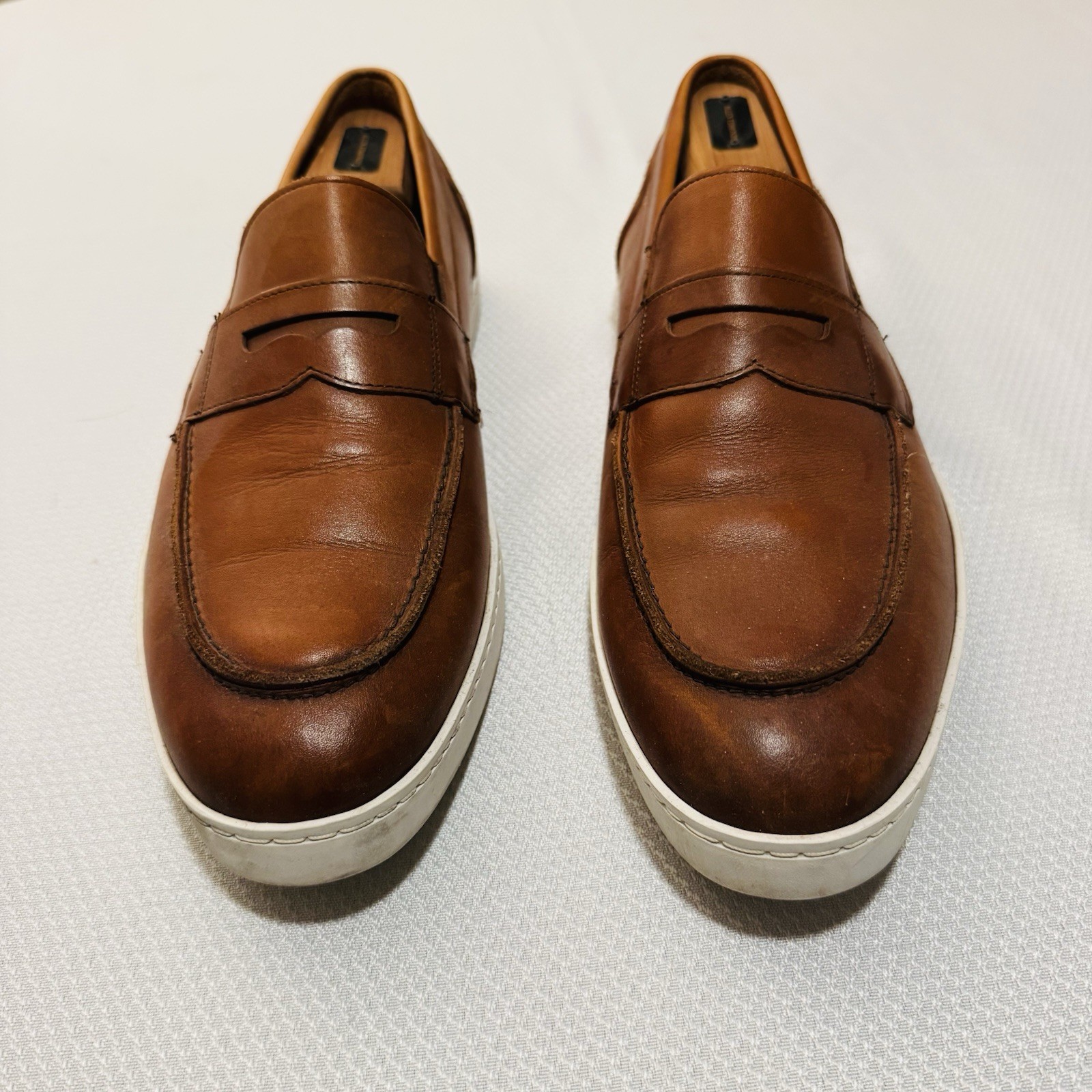 Allen Edmonds Randolph 2.0 Slip-On Sneakers, Walnut Leather, Cognac US 9.5