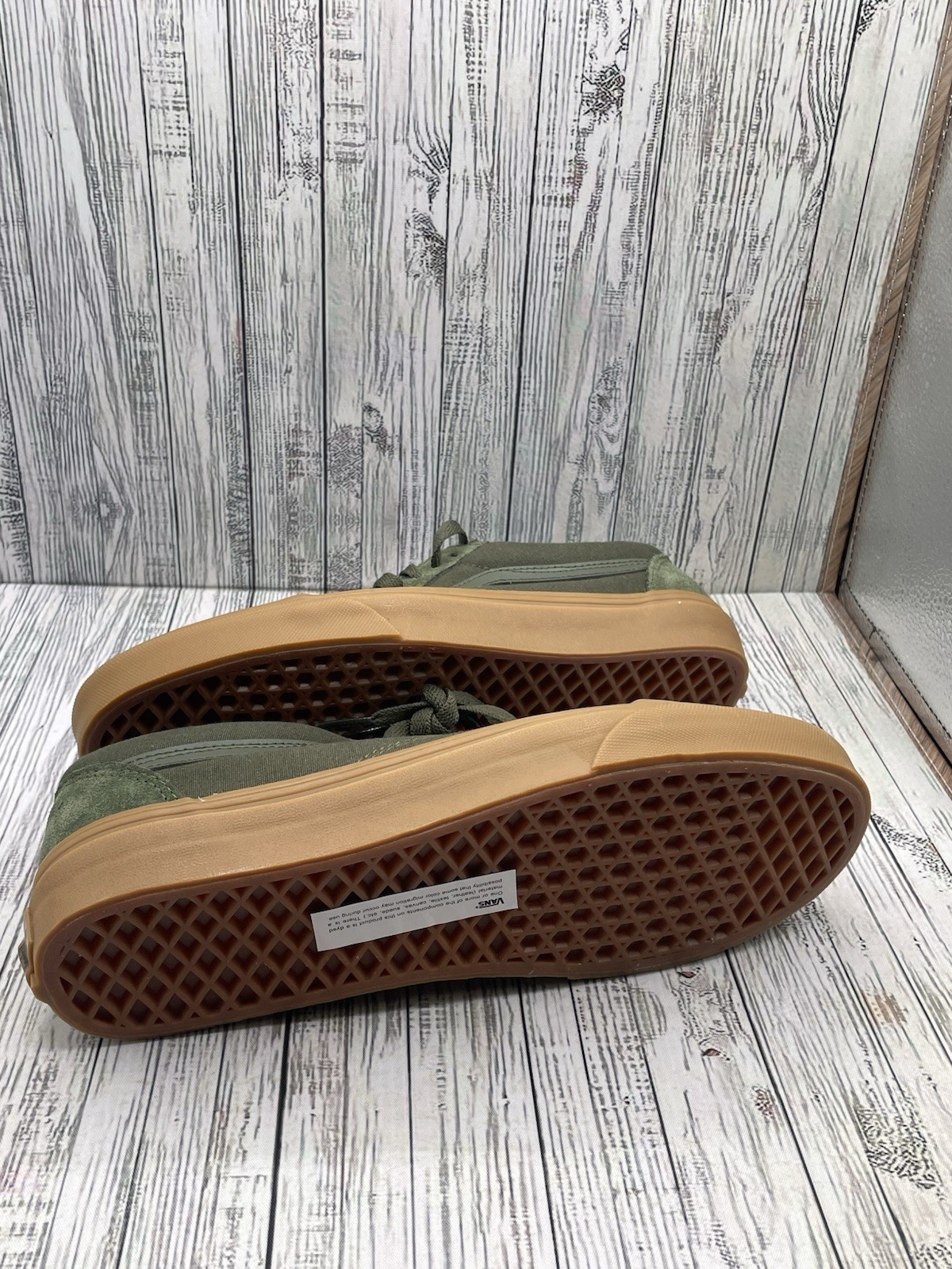 Vans Adult Unisex Off The Wall Green Casual Sneakers Men 8/Women 9.5 New