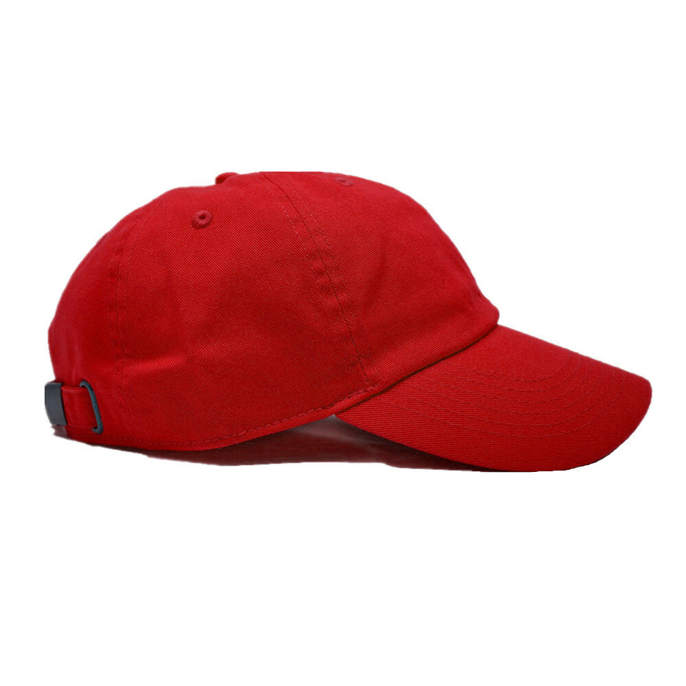 Mens Womens Baseball Caps Hat Washed Adjustable Cotton Plain Solid Dad Ball Cap