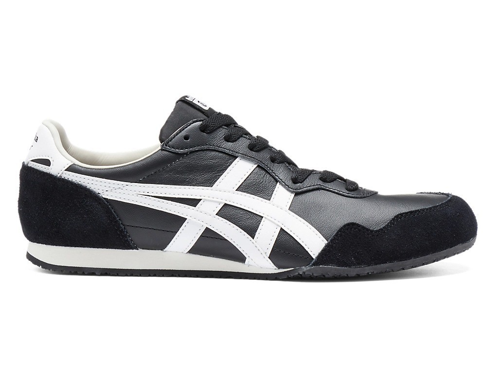 Onitsuka Tiger SERRANO LEATHER 1183C197 001 BLACK WHITE