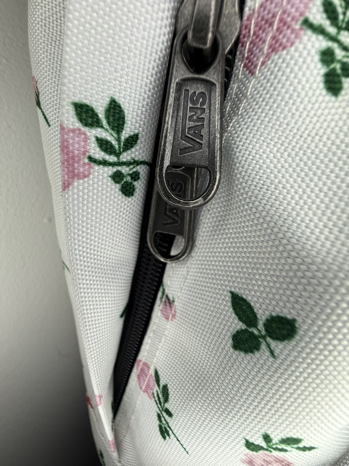 Vans Old Skool Classic Backpack School Laptop Bag Floral White used/excellent