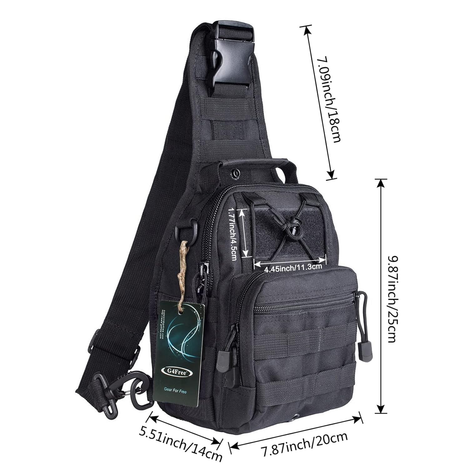 Tactical Backpack Outdoor Military Sport Bag Hiking Camping Shoulder Bag Sling