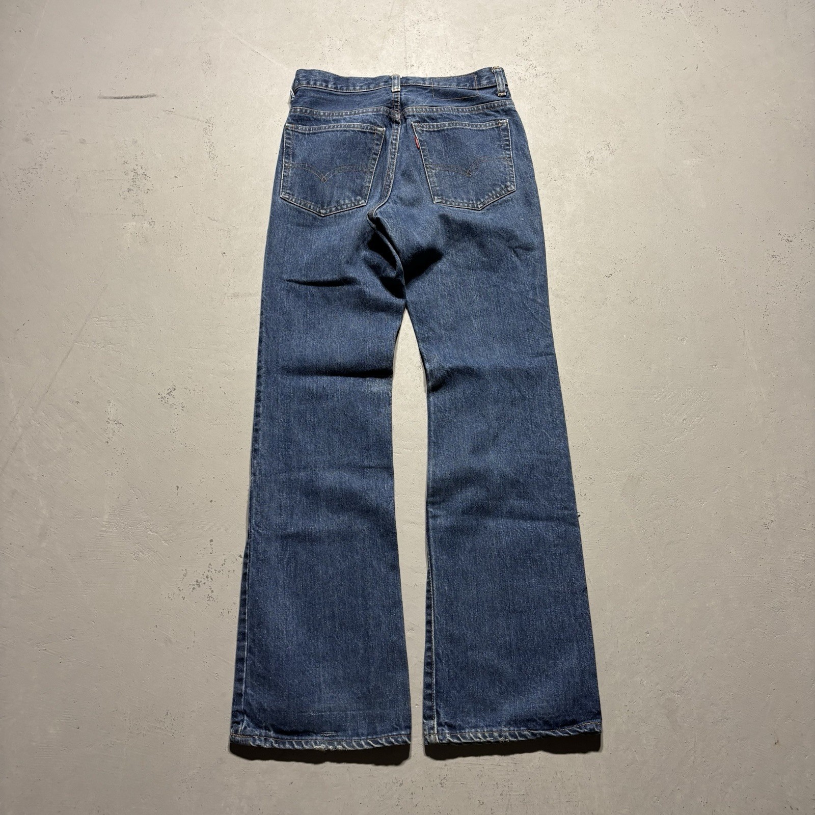 Vintage 70s Red Tab Levis 517 bootcut jeans talon zipper size 28×32