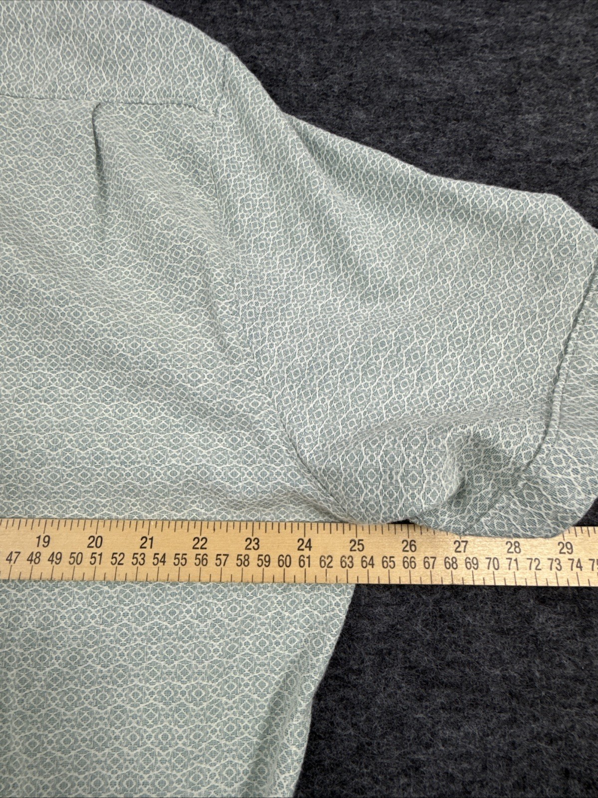 7 Diamonds Men’s Zenith Jacquard Stretch Short Sleeve Shirt Green Men’s Size XXL