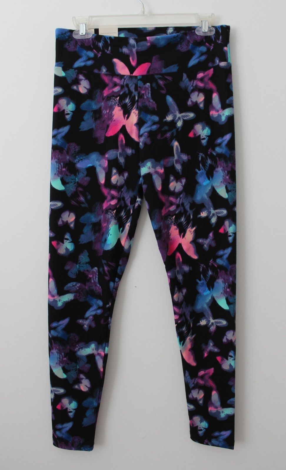 No Boundaries Faux Sueded Ankle Leggings Butterfly Multisize NWT