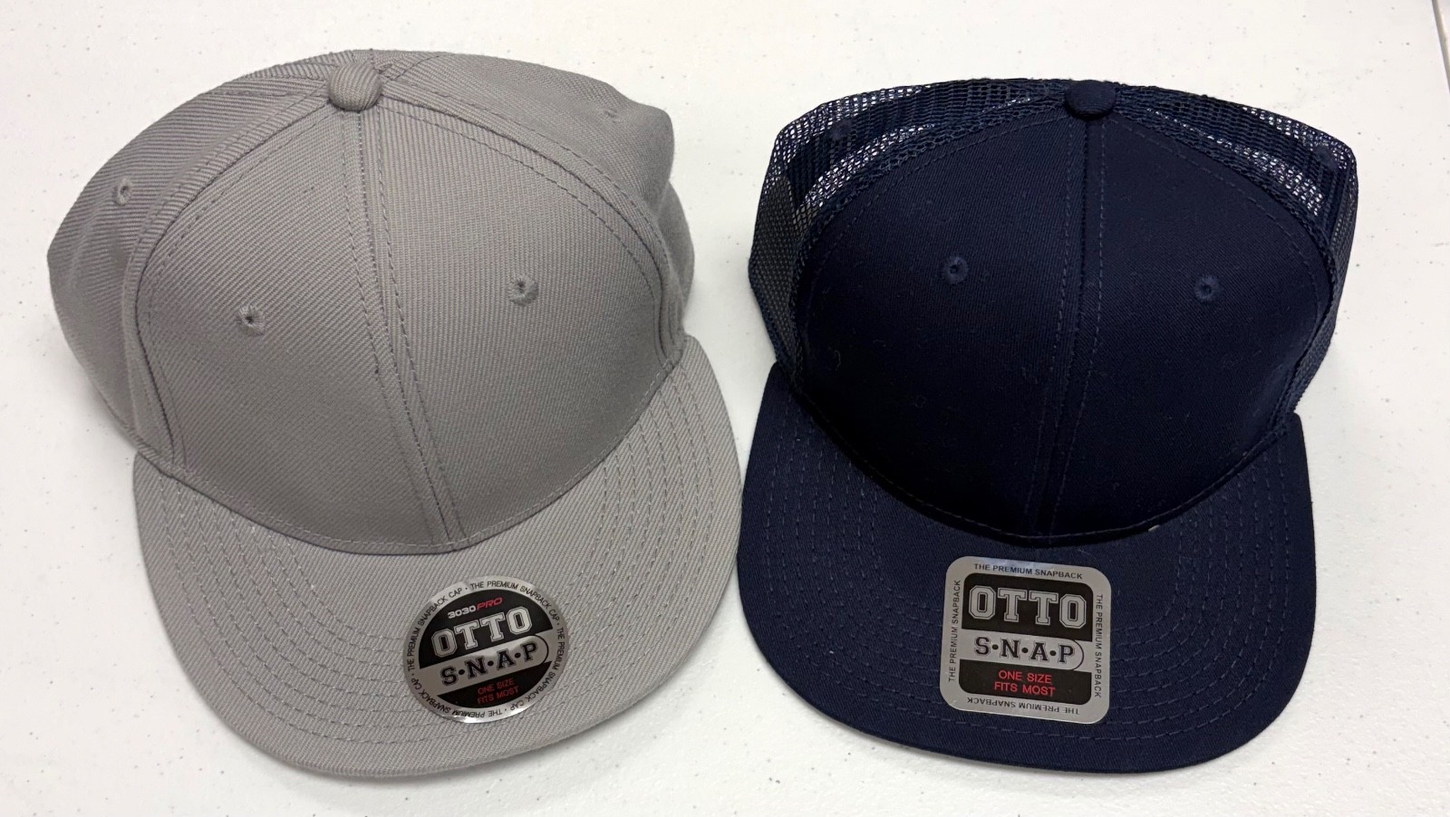 NOS Lot of 13 Blank Hats – OTTO, Pacific & More – Structured, Trucker, Snapback+