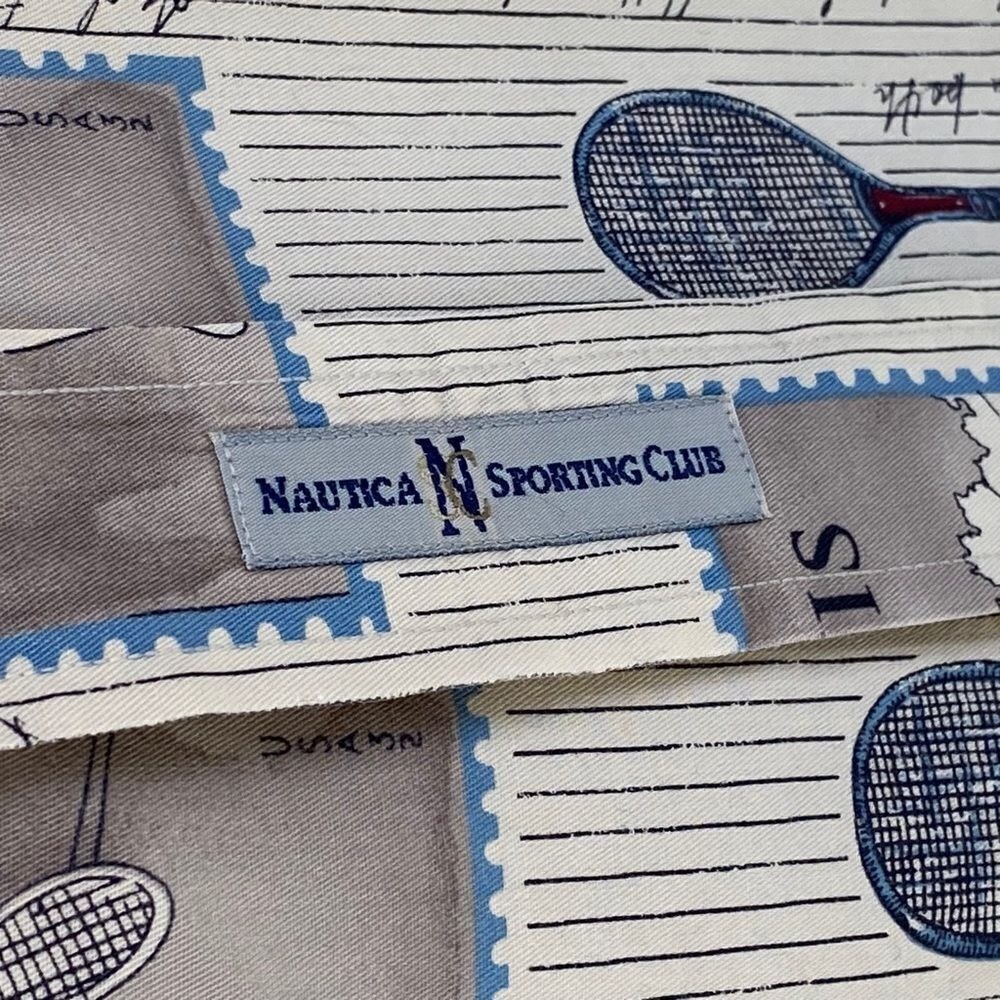 NAUTICA – SZ. LARGE – VINTAGE 90’s -AMERICAN LAWN TENNIS – EXCELLENT CONDITION