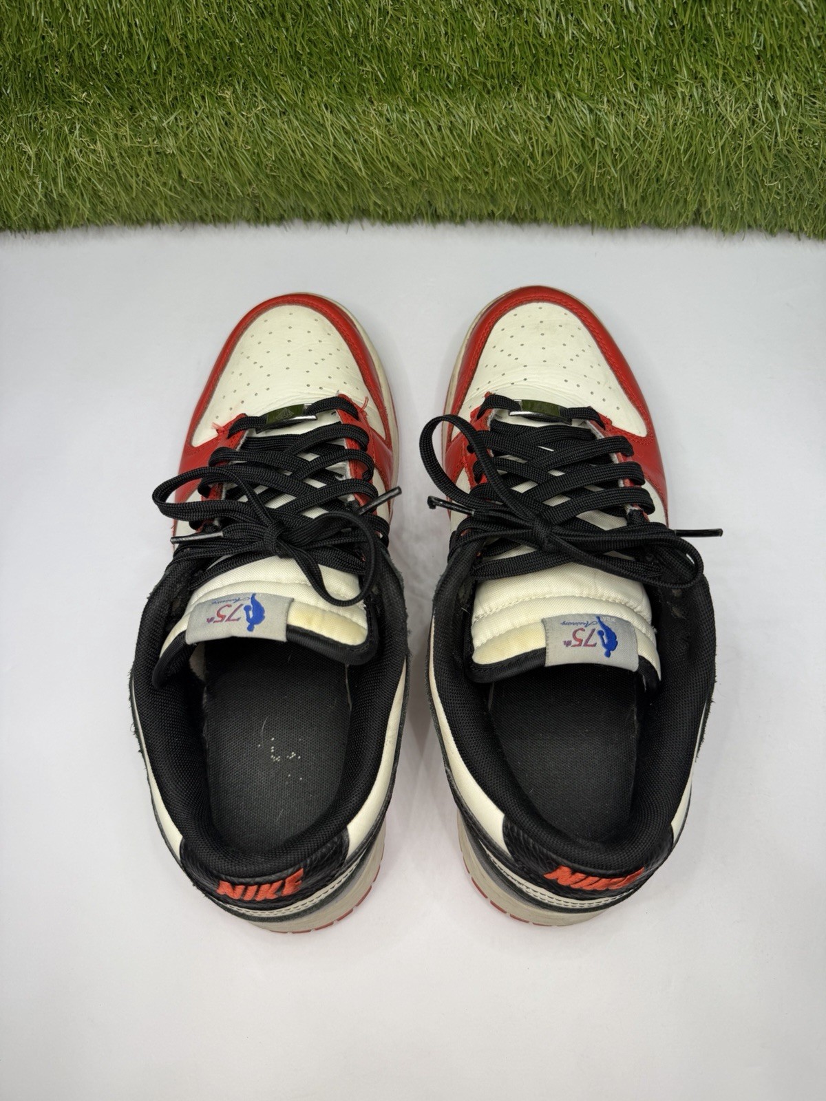 Nike Dunk Low EMB Chicago Bulls 75th Size 10.5 Mens Sneakers 2021 DD3363-100