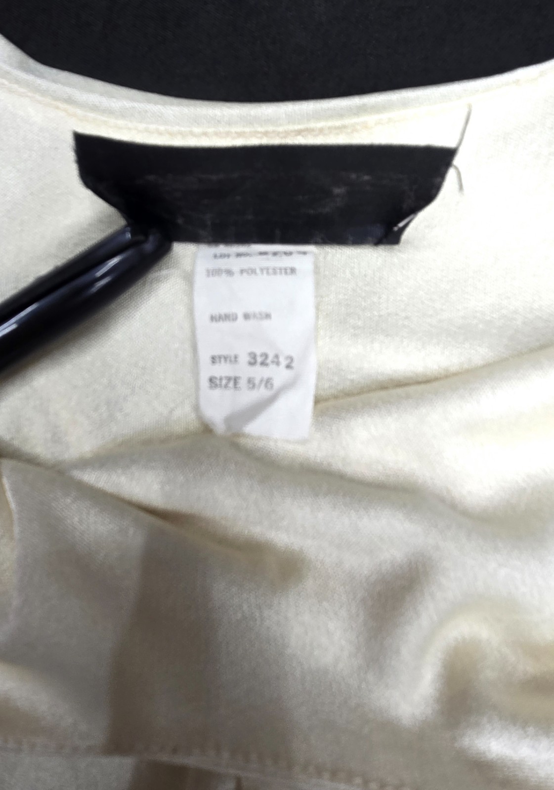 Vintage Climax David Howard Dress Cream White 70s 80s Disco Maxi Gown Goddess M