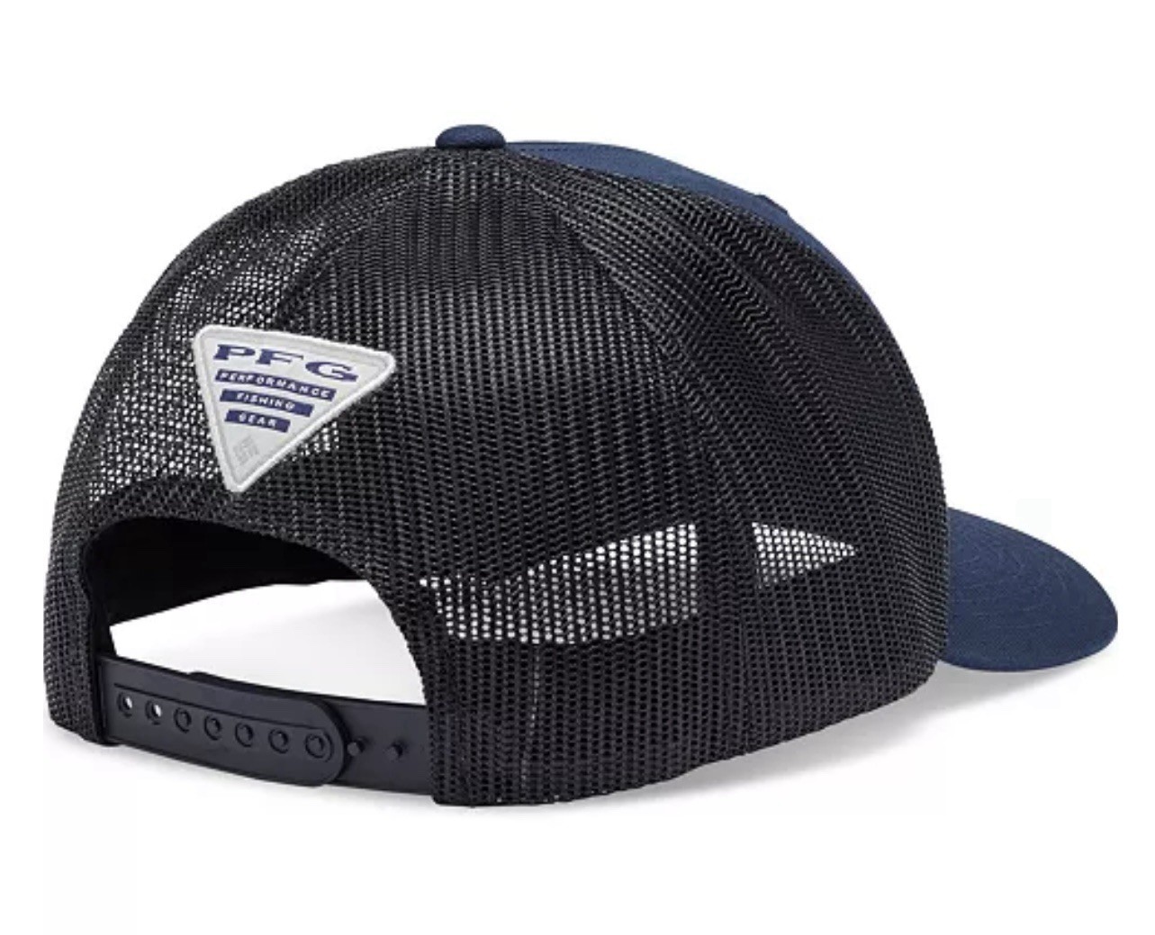 COLUMBIA PFG Hooks Mesh Snapback Ball Cap Hat Collegiate Navy 1837021-465 O/S