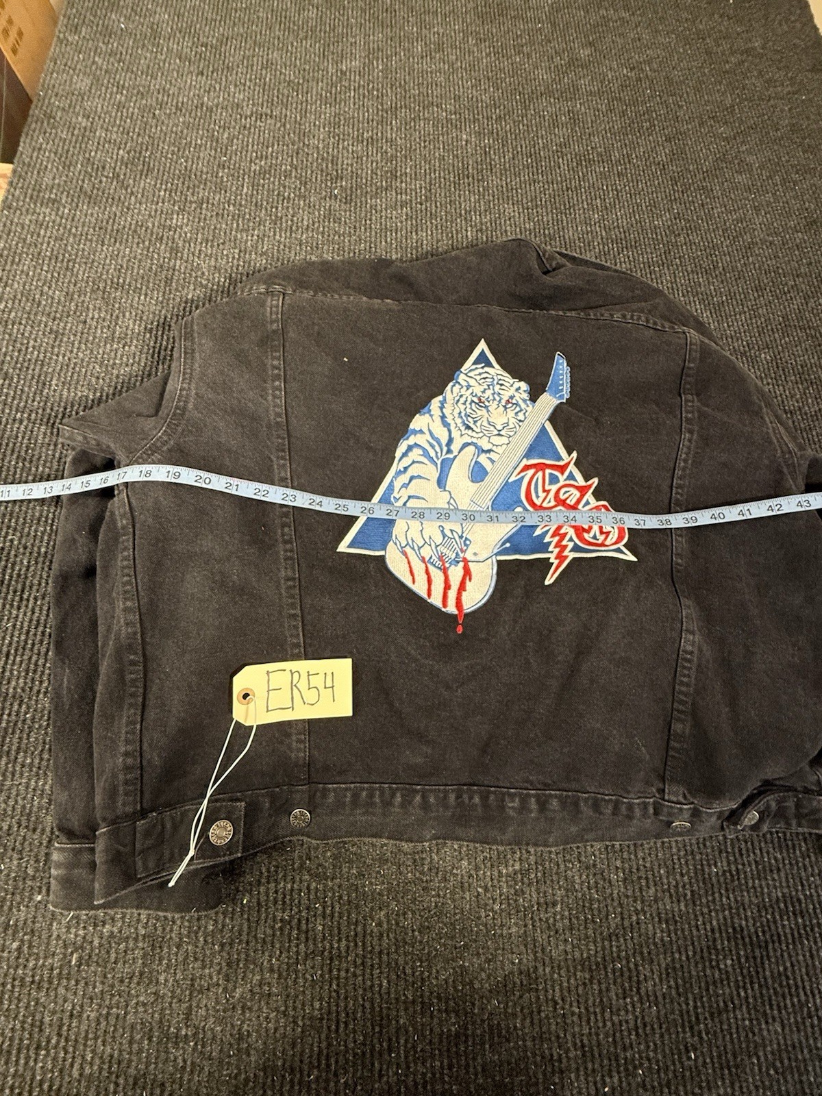 1990 s Trans Siberian Orchestra Biack Denim Tour Jacket